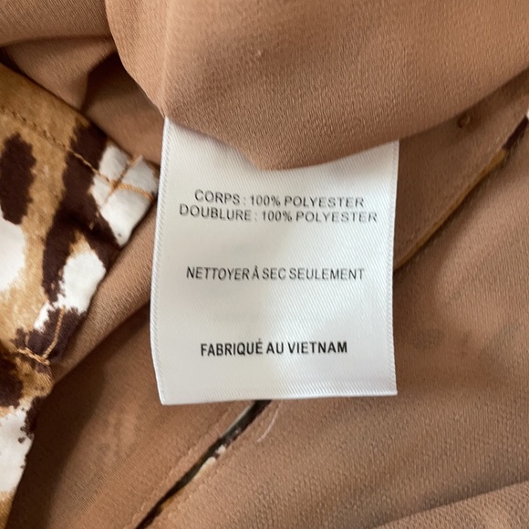 Satin Animal Print Tank by Lush / Size Medium - Picture 8 of 8